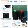 Picture of GlikCeil 3 Pcs 1000ml Darkroom Chemical Storage Bottles Foldable Liquid Container Film Photo Developing Processing Equipment Anti Oxidation Storage Laboratory Accessories, Black