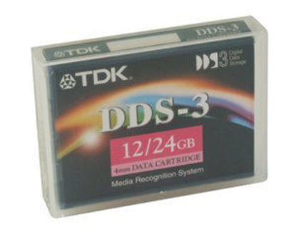 Picture of TDK DDS-3 125m Tape 12/24 GB ,Part # DC4-125-10 Pack