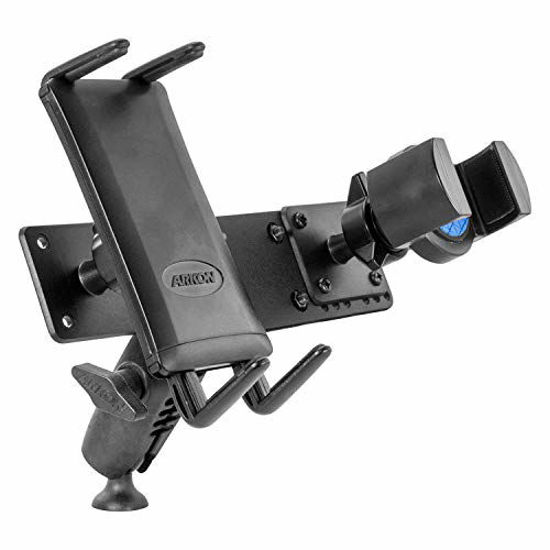 Picture of ARKON TW Broadcaster Combo - Midsize Tablet and Phone Tripod Mount Holder for Live Streaming