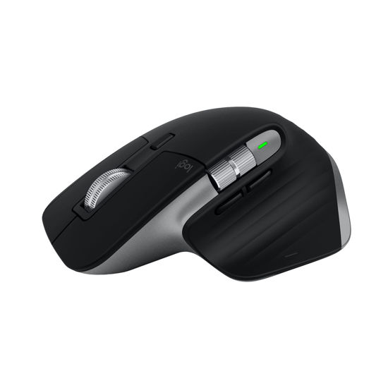 Picture of Logitech MX Master 3S for Mac Wireless Bluetooth Mouse, Ultra-Fast Scrolling, Ergo, 8K DPI, Quiet Clicks, Track on Glass, USB-C, Apple, iPad - Space Grey (Renewed)