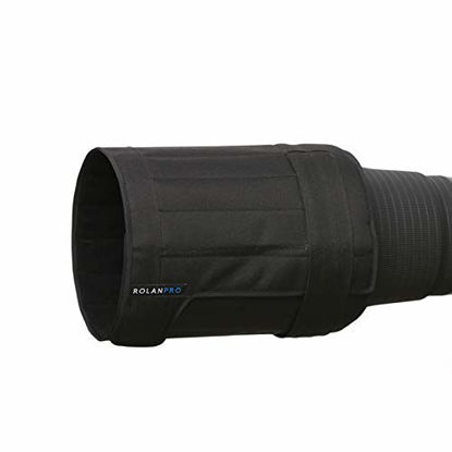 Picture of Rolanpro Lens Hood Telephoto Lens Folding Hood for Canon Nikon Sony Sigma Tamron 400mm f/2.8, 600mm f/4, 800mm f/5.6 SLR (L)-#Black Waterproof