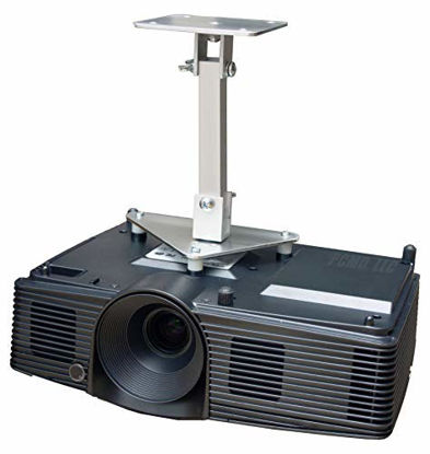 Picture of PCMD, LLC. Projector Ceiling Mount Compatible with Infocus IN1156 IN1188HD (10-Inch Extension)