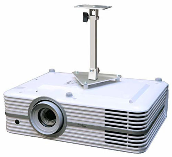 Picture of PCMD, LLC. Projector Ceiling Mount Compatible with Optoma UHD30 UHD380X UHD42 UHD50X UHD52ALV (12-Inch Extension)