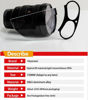 Picture of 150mm Handheld Subtle Kaleidoscope Lens Filter,Special Effects Lens Filters, Semicircular Optical Glass Prism Filter, Video SLR Camera Accessories