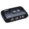 Picture of Tripp Lite B004-VUA2-K-R 2 Port USB KVM Switch w Audio and Cables