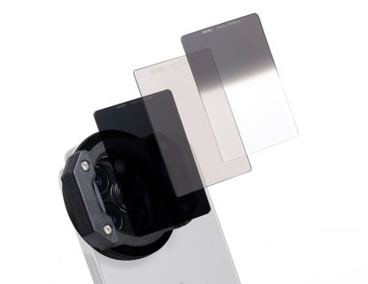 Picture of NiSi IP-A+P2 Landscape Kit for iPhone® | Holder and Filter Frame with Square Neutral Density Filters for iPhone® Photography