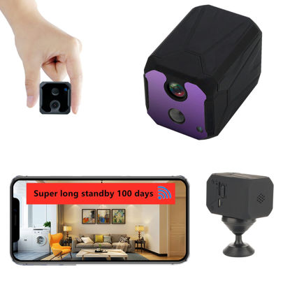 Picture of Hidden Camera, 4K Spy Camera,100 Days Standby Battery Life, Mini WiFi Security Camera, Extra large shooting angle Motion Detection Alerts, Clear Auto Night Vision, Small Camera, Nanny Camera Spy Cam
