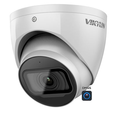 Picture of VIKYLIN 6MP Starlight IP Security Camera Dome with Built-in Mic, 256GB SD Card Slot, 2.8mm Fixed Lens, 98ft IR Night Vision,IP67 Waterproof, Indoor Outdoor PoE Surveillance Camera