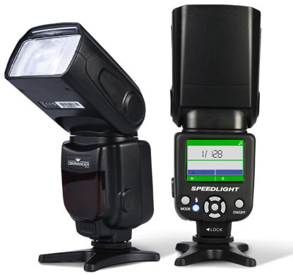 Picture of Commander Optics 985-FL TTL Speedlite Flash for Canon DSLR Cameras - Compatible with Most Canon DSLR's & Mirrorless Cameras, Ideal for Studio & Outdoor Photography