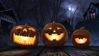 Picture of Kringle Bros AtmosFearFX Jack-O-Lantern Jamboree Halloween DVD and Reaper Brothers High Resolution Window Projection Screen