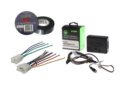 Picture of Metra Axxess ASWC Universal Steering Wheel Control Interface A950-1761 Radio Wiring Harness for Toyota 87-Up Power 4 Speaker+ Vinyl Electrical Tape