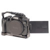Picture of Foto4easy r50 cage for Canon R50 Camera with Quick Release Plate for Arca-Swiss,Includes Dual Universal Side Wooden Handle