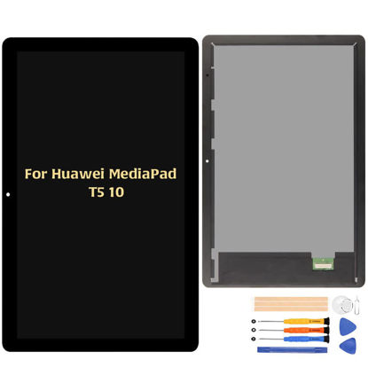 Picture of A-MIND for Huawei MediaPad T5 10.1 Screen Replacement Touch Digitizer,for Huawei AGS2-W09 AGS2-W19 AGS2-L09 Full Assembly LCD Display Repair Kits with Tools(Black)