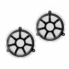 Picture of REBACKER Motorbike Speaker Grill Masks Front Brust Trim Grill Cover For Harley Touring Electra Glide Ultra Classic Street Glide FLHX CVO Black