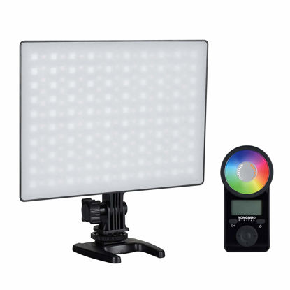 Picture of YONGNUO YN300 Air II LED Video Light Panel RGB 3200K-5600K Photography Fill-in Lamp 10 Lighting Effects CRI 95+ with Remote Control for Studio Outdoor Wedding Portrait Photography