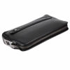 Picture of Smart Fingerprint Wallet, Fipilock FL V1 Men Zipper Leather Wallet Smart Fingerprint Security Anti Theft Handbag Black