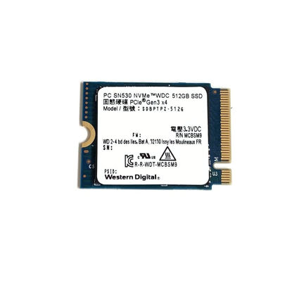 Picture of Western Digital 512GB SSD PC SN530 M.2 2230 30mm PCIe Gen3 x4 NVMe SDBPTPZ-512G Solid State Drive for Dell HP Lenovo Laptop Desktop Ultrabook Surface