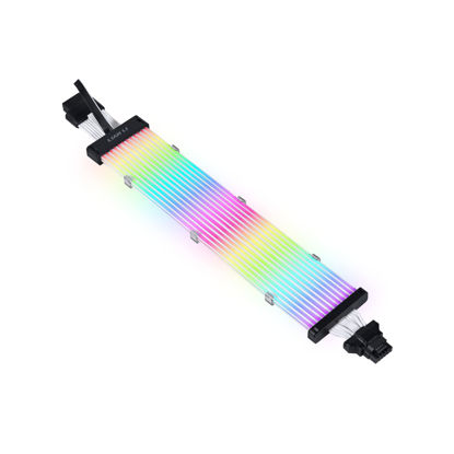 Picture of Lian Li Strimer Plus V2 12+4Pin (12VHPWR) - 12 Light Guide - PW16-12PV2 Black