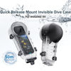Picture of Honlyn Dive Case for Insta360 X4, Waterproof Case Housing Quick Release Mount Invisible Dive Case for Insta360 X4 Accessories(Waterproof Case)
