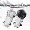 Picture of Honlyn Dive Case for Insta360 X4, Waterproof Case Housing Quick Release Mount Invisible Dive Case for Insta360 X4 Accessories(Waterproof Case)