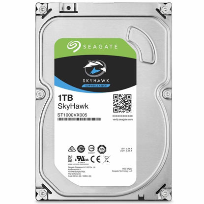 Picture of Seagate SkyHawk 1TB Surveillance Hard Drive - Sata 6Gb/s 64MB Cache 3.5-Inch Internal Drive (ST1000VX005)