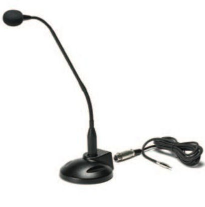 Picture of Sound Tech GN-1 18 Inch Professional Uni-Direction Noise Canceling Gooseneck Microphone with 10 FT Cord and 3.5mm Mono Plug