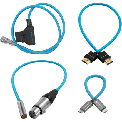 Picture of Kondor Blue Cable Pack for Blackmagic Pocket 4K &amp; 6K Camera