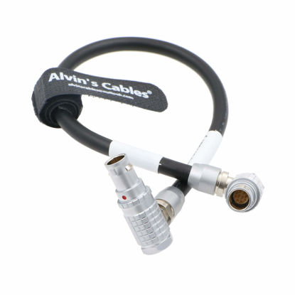 Picture of Alvin's Cables Z CAM E2 Sync Cable for Dual Camera Right Angle 10 Pin Male to 10 Pin Male Right Angle Cord for K2 Pro Prototype