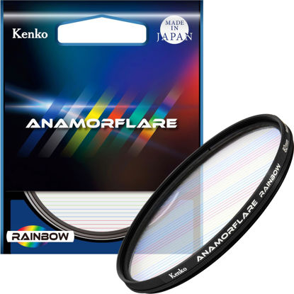 Picture of Kenko ANAMORFLARE Rainbow φ82mm, Ray-Like Flare Effect Filter, Rotary Frame, Made in Japan, 549797
