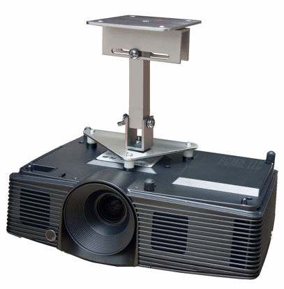 Picture of PCMD, LLC. Projector Ceiling Mount Compatible with Optoma HD28e HD28HDR HD29HLV HD146X W412 X412 with Lateral Shift Coupling (8-Inch Extension)