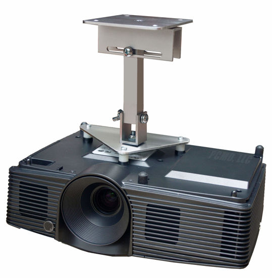 Picture of PCMD, LLC. Projector Ceiling Mount Compatible with Optoma HD28e HD28HDR HD29HLV HD146X W412 X412 with Lateral Shift Coupling (8-Inch Extension)