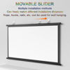 Picture of GSKDZG HD Projector Screen Manual Pull Down Projection Screen 30" 40" 50" 60" 72" Portable Home Theater Movie Screen for Indoor Outdoor, 4:3 16:9 Format(60 Inch (16:9))