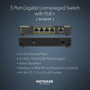 Picture of NETGEAR 5-Port Gigabit Ethernet Unmanaged PoE Switch (GS305P v2) - with 4 x PoE+ @ 63W, Desktop or Wall Mount