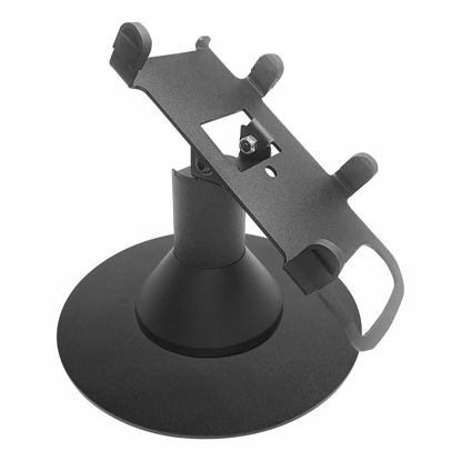 Picture of Pax S300 / SP30 Low Profile Freestanding 4" Swivel Stand with Round Plate, Black