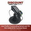 Picture of Pax S300 / SP30 Low Profile Freestanding 4" Swivel Stand with Round Plate, Black