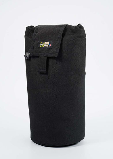 Picture of LensCoat LensPouch Lens Pouch Protection Roll Up Molle Pouch XLarge, Black (lcruxlbk)