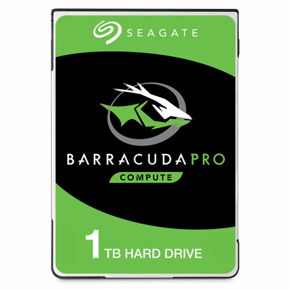 Picture of Seagate BarraCuda Pro 1TB Internal Hard Drive Performance HDD - 2.5 Inch SATA 6 Gb/s 7200 RPM 128MB Cache for Computer Desktop PC Laptop, Data Recovery - Frustration Free Packaging (ST1000LM049)
