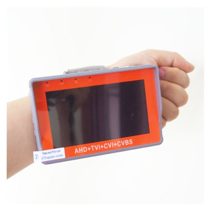 Picture of OKANEN CCTV Tester Monitor, IV7W 4.3 Inch Camera Tester 1080P/5MP New Security Portabl AHD CVBS 5MP TVI 4MP CVI Tester 4-in-1 Analog Video Tester Monitor