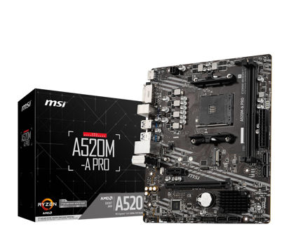 Picture of MSI A520M-A PRO (Socket AM4/A520/DDR4/S-ATA 600/Micro ATX)