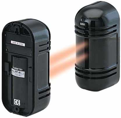 Picture of Cop Security 15-946 Indoor/Outdoor Photoelectric Dual Beam Sensor Up to 550ft(indoor)/180ft(outdoor) (Black)