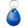 Picture of 100 pcs 26 Bit Proximity Key Fobs Weigand Prox Keyfobs Compatable with ISOProx 1386 1326 H10301 Format Readers (Blue)