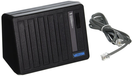 Picture of Valcom V-763-BK One Way Desktop and Wall Speaker, Black