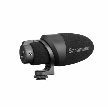 Picture of Saramonic Shotgun Microphone for DSLR, Mirrorless, Video Cameras, Smartphones & Tablets (CamMic)