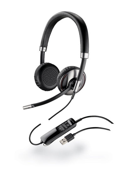 Picture of Plantronics Blackwire C720-M Wired Headsets - Retail Packaging - Black