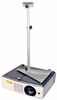 Picture of PCMD, LLC. Projector Ceiling Mount Compatible with Panasonic PT-VMW50 VMW50U VMW60 VMZ40 VMZ40U VMZ50 with Lateral Shift Coupling (Telescoping 23-30-Inch Extension)