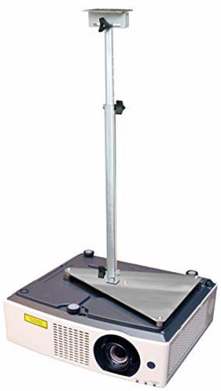 Picture of PCMD, LLC. Projector Ceiling Mount Compatible with Panasonic PT-VMW50 VMW50U VMW60 VMZ40 VMZ40U VMZ50 with Lateral Shift Coupling (Telescoping 23-30-Inch Extension)