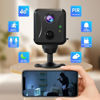 Picture of HD 4G LTE MINI Camera Equipped with SIM Card, Wireless Cameras for Home Security Infrared Night Vision, PIR Motion Detection, No WiFi Mini Camera Small Camera with Video Indoor Security Camera