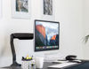 Picture of Mount-It! Single Monitor Arm Desk Mount | Gas Spring Monitor Arm | Full Motion Articulating Height Adjustable | Fits 21 22 23 24 27 30 32 Inch VESA Compatible Computer Screen | Clamp and Grommet Base