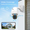 Picture of TOURALLE Security Camera Outdoor, 1080P WiFi Home Surveillance Camera with Phone App, PTZ IP Camera, Night Vision, IP65 Waterproof, 2Way Audio, Compatible with Alexa