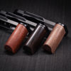 Picture of Wood Wooden Hand Grip + Aluminum Alloy Baseplate QR L Handle for D-LUX8 LUX8 Type 3952A Camera (Walnut)